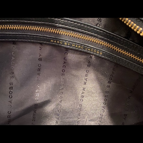 Marc by Marc Jacobs Too Hot to Handle Satchel Black Italian Leather EIC - Picture 4 of 12